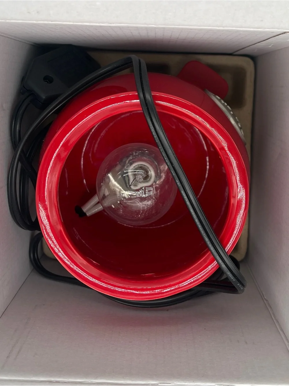 Rouge Helium Velata Red Fondue Warmer